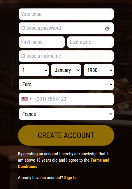 Lucky Creek Casino game preview 4